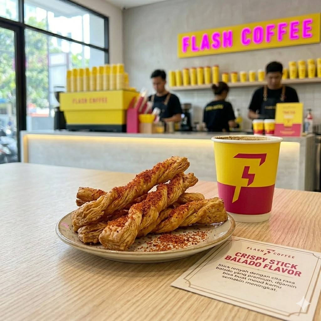 Crispy Stick Balado Flavor Flash Coffee